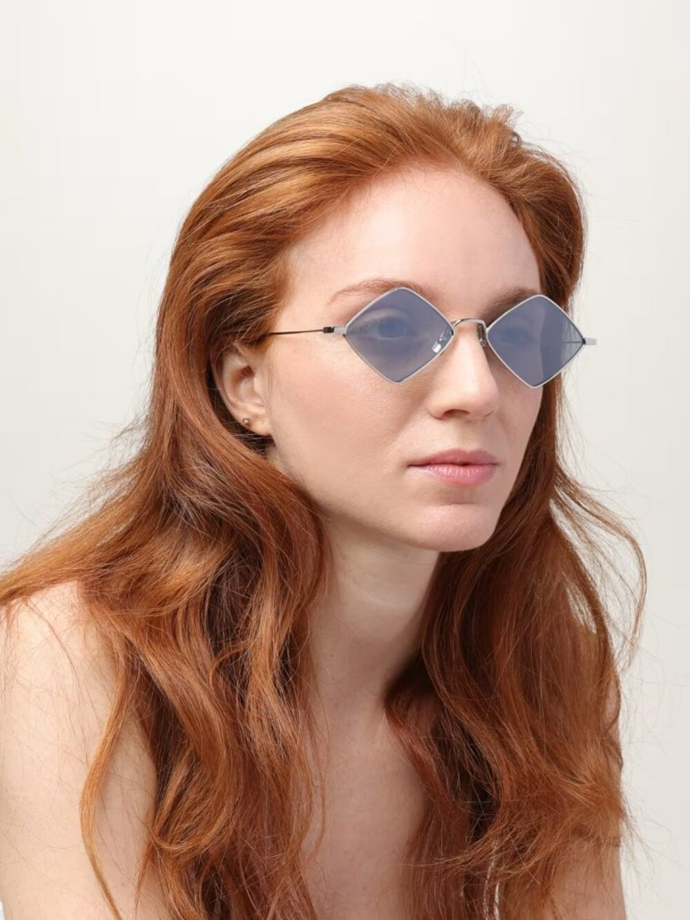 Saint Laurent Women Sunglasses Silver Flash SL302LISA 010 NEW AUTHENTIC - Picture 15 of 15